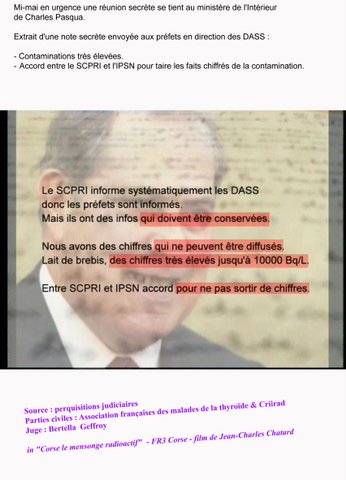 Mi-mai en urgence une réunion secrète se tient au ministère de l'intérieur de Charles Pasqua.